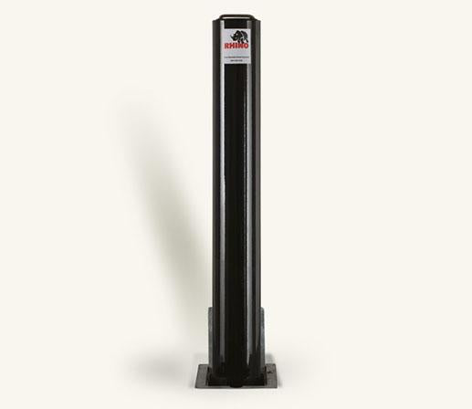 Rhino RT R14 Heavy Duty Round Powder Coated Steel Telescopic Bollard