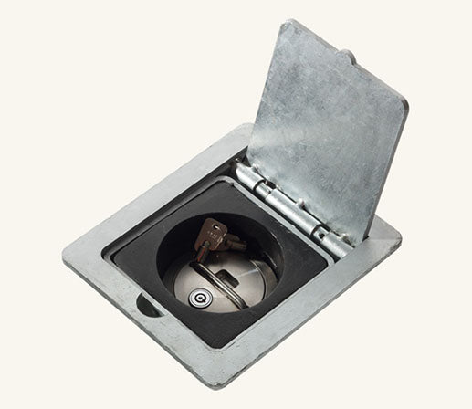 Rhino RT SS5 Heavy Duty Round Stainless Steel Lift Assist Telescopic Bollard