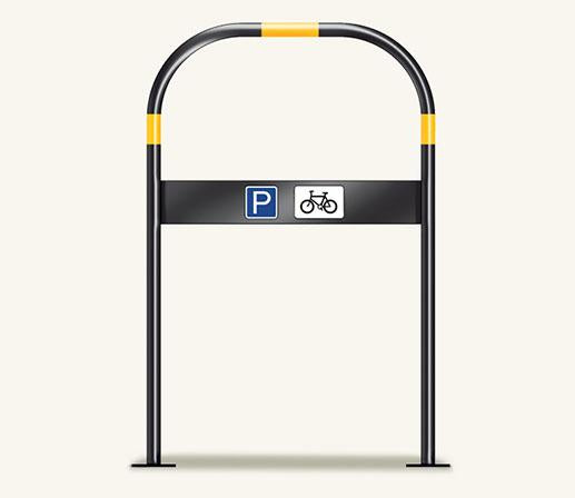 Red Route Ferrocast Cycle Stand