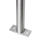 Essentials 304 Stainless Steel Baseplated Cycle Stand - Close Up