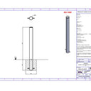 Essentials 304 Stainless Steel Bollard with Polished Cap - Specification 89mm
