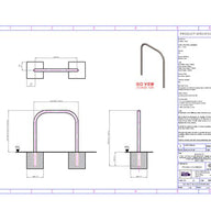 Essentials 304 Stainless Steel Cycle Stand - Specification