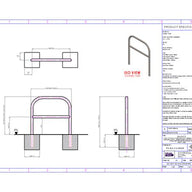 Essentials 304 Stainless Steel Cycle Stand with Tapping Bar - Specification