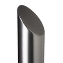 Essentials 304 Stainless Steel Mitre Top Bollard - Close Up