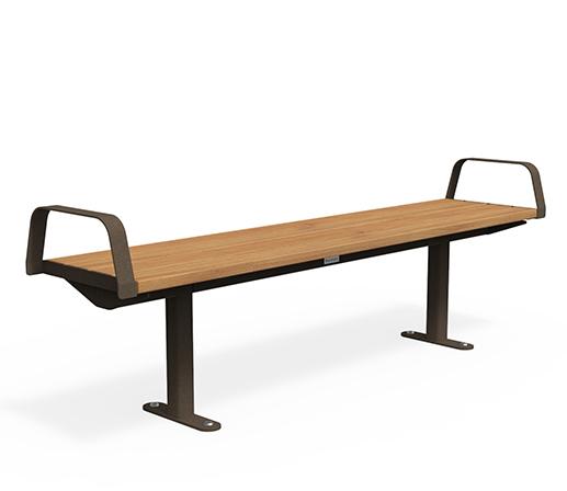 Citi Elements Bench - Hardwood - Bronze