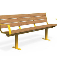 Citi Elements Seat - Hardwood - Yellow 1023 (RAL 1023)