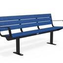 Citi Elements Seat - Recycled Plastic - Black (RAL 9005) & Cobalt Blue