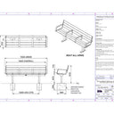 Citi Elements Seat with All Arms Specification - Softwood Powder Coated