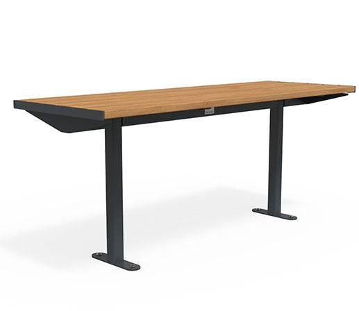 Citi Elements Table - Hardwood - Anthracite Grey (RAL 7016)