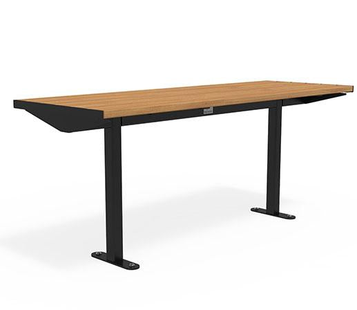 Citi Elements Table - Hardwood - Black (RAL 9005)