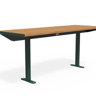 Citi Elements Table - Hardwood - Green (RAL 6005)