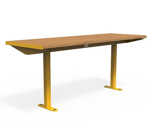 Citi Elements Table - Hardwood - Yellow 1023 (RAL 1023)