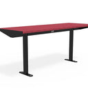 Citi Elements Table - Recycled Plastic - Black (RAL 9005) & Cranberry Red