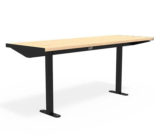 Citi Elements Table - Softwood - Black (RAL 9005)
