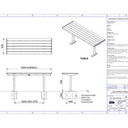 Citi Elements Table Specification - Hardwood Stainless Steel Bead Blasted