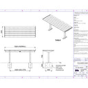 Citi Elements Table Specification - Recycled Plastic Powder Coated