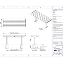 Citi Elements Table Specification - Recycled Plastic Powder Coated