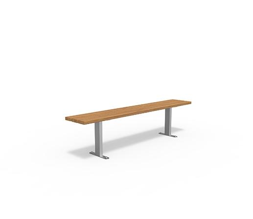 Essentials 304 Stainless Steel Hardwood Bench