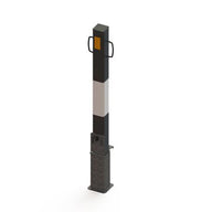 Essentials Steel Lift Out Bollard 100mm x 1100mm - with Handles