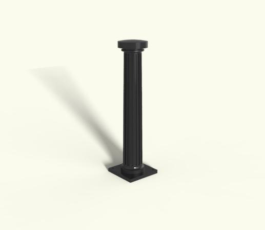 Hexham Ferrocast Baseplated Bollard