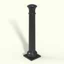 Manchester Ferrocast Baseplated Bollard