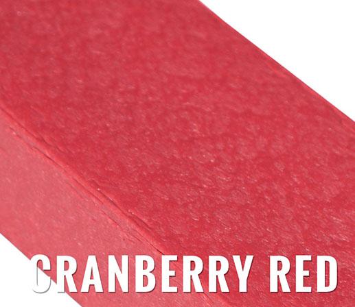 Recycled Plastic Slat - Cranberry Red