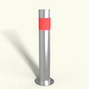 Rhino RS150 Stainless Steel Bollard Baseplated