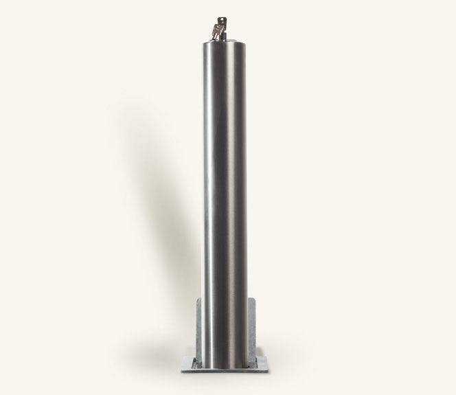 Rhino RTSS5 Heavy Duty Round Stainless Steel Telescopic Bollard