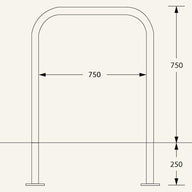 Ferrocast Sheffield Cycle Stand