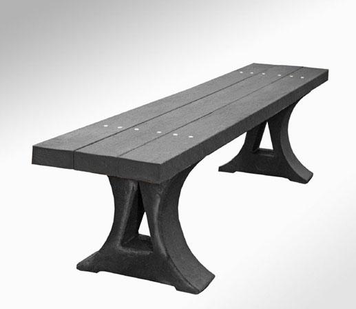 Intruplas Rustic Recycled Plastic Bench