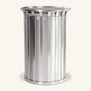 Ollerton M3 Contemporary Stainless Steel Flared Top 85L Litter Bin