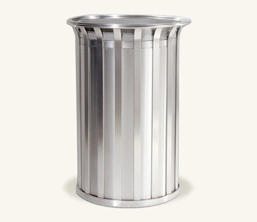 Ollerton M3 Contemporary Stainless Steel Flared Top 85L Litter Bin