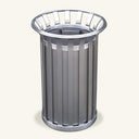 Ollerton M3 Contemporary Stainless Steel Flared Top 40L Litter Bin