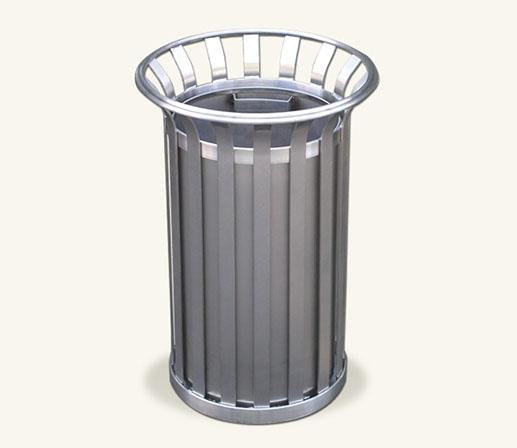 Ollerton M3 Contemporary Stainless Steel Flared Top 40L Litter Bin