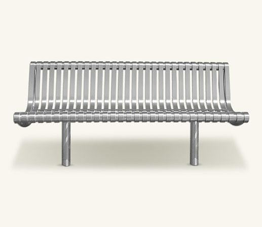 Ollerton M3 Contemporary Straight Stainless Steel Seat