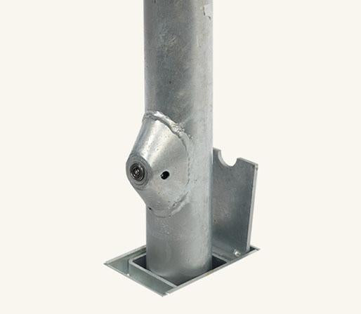 Rhino RDB76 Heavuy Duty Galvanised Steel Removable Hoop Barrier