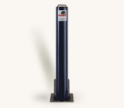 Rhino RT R8 Heavy Duty Round Steel Powder Coated Telescopic Bollard