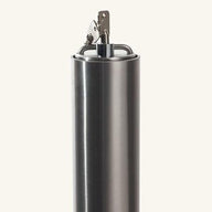 Rhino RT RD4 SS Round Stainless Steel Security Telescopic Bollard