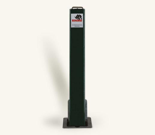 Rhino RTSQ8 Heavy Duty Square Steel Powder Coated Telescopic Bollard