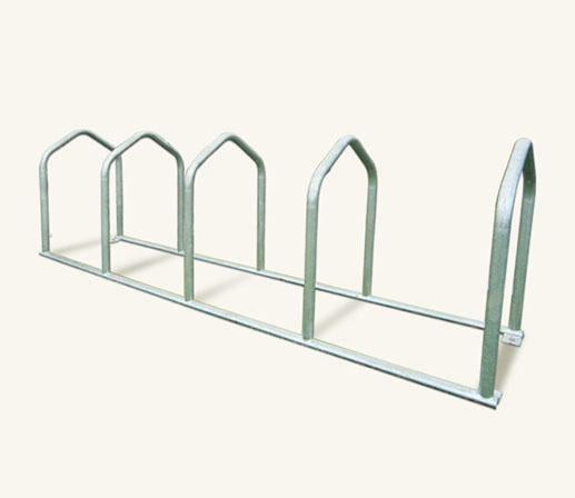 Urban R10 Senior Galvanised Steel Cycle Rack 10 Cycle Capacity bollardsdirect
