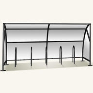 Urban Velozone Steel Powder Coated Cycle Shelter 